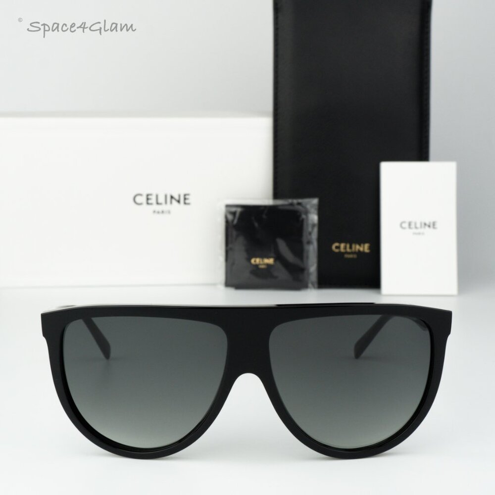Celine Black Aviator Sunglasses